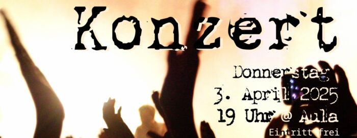 Auf zum Schulkonzert!!